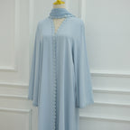 Abaya avec Hijab – Dentelle Florale