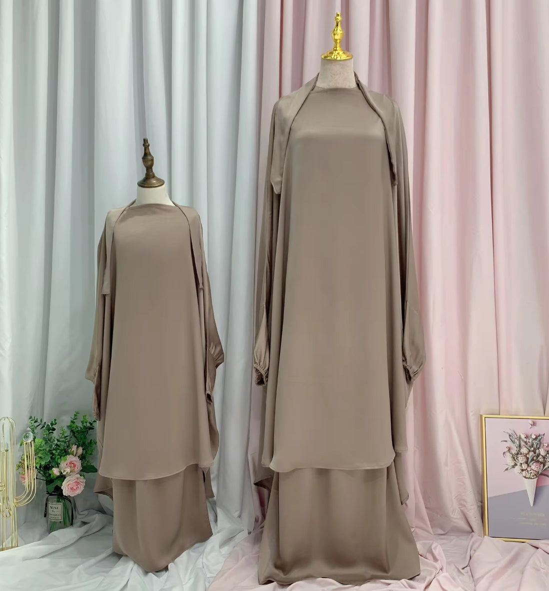 Jilbeb 2 pièces satin