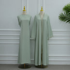 Ensemble abaya brodée