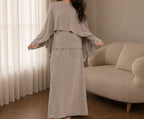 Ensemble jupe tricot