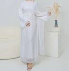 Abaya plissée