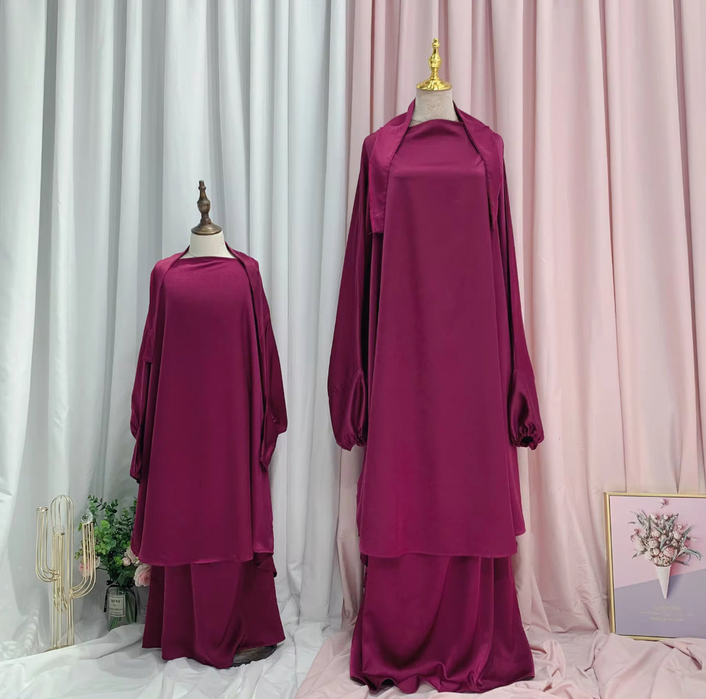 Jilbeb 2 pièces satin