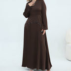 Robe satinée