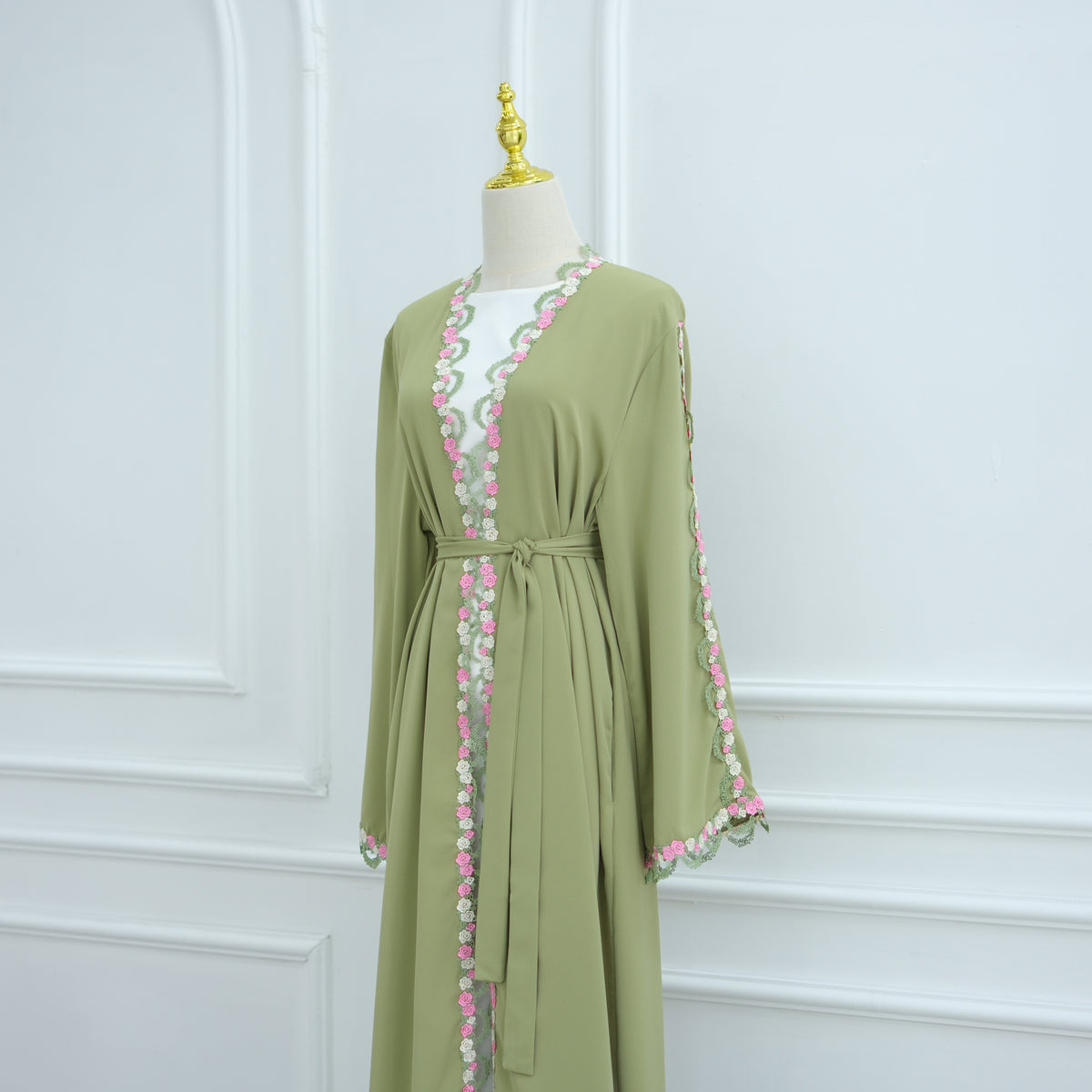 Kimono broderie flower