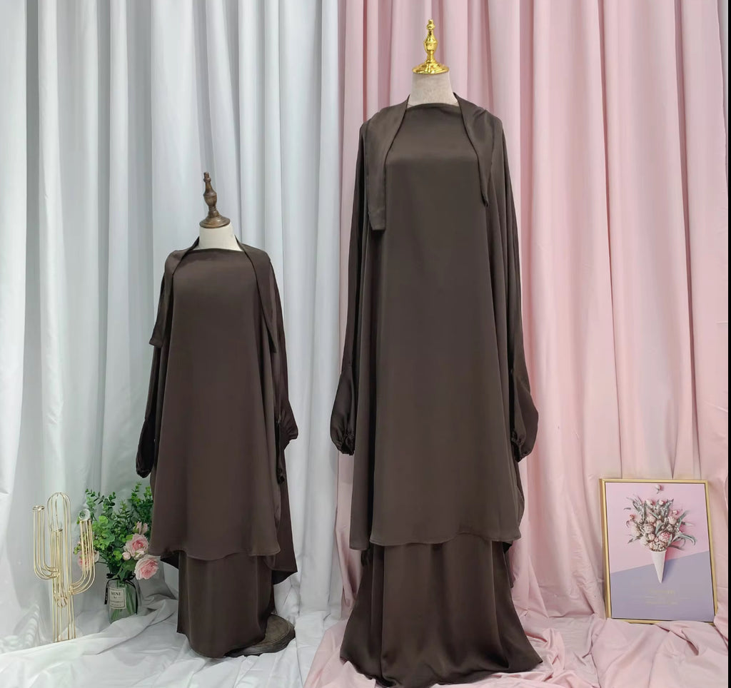 Jilbeb 2 pièces satin