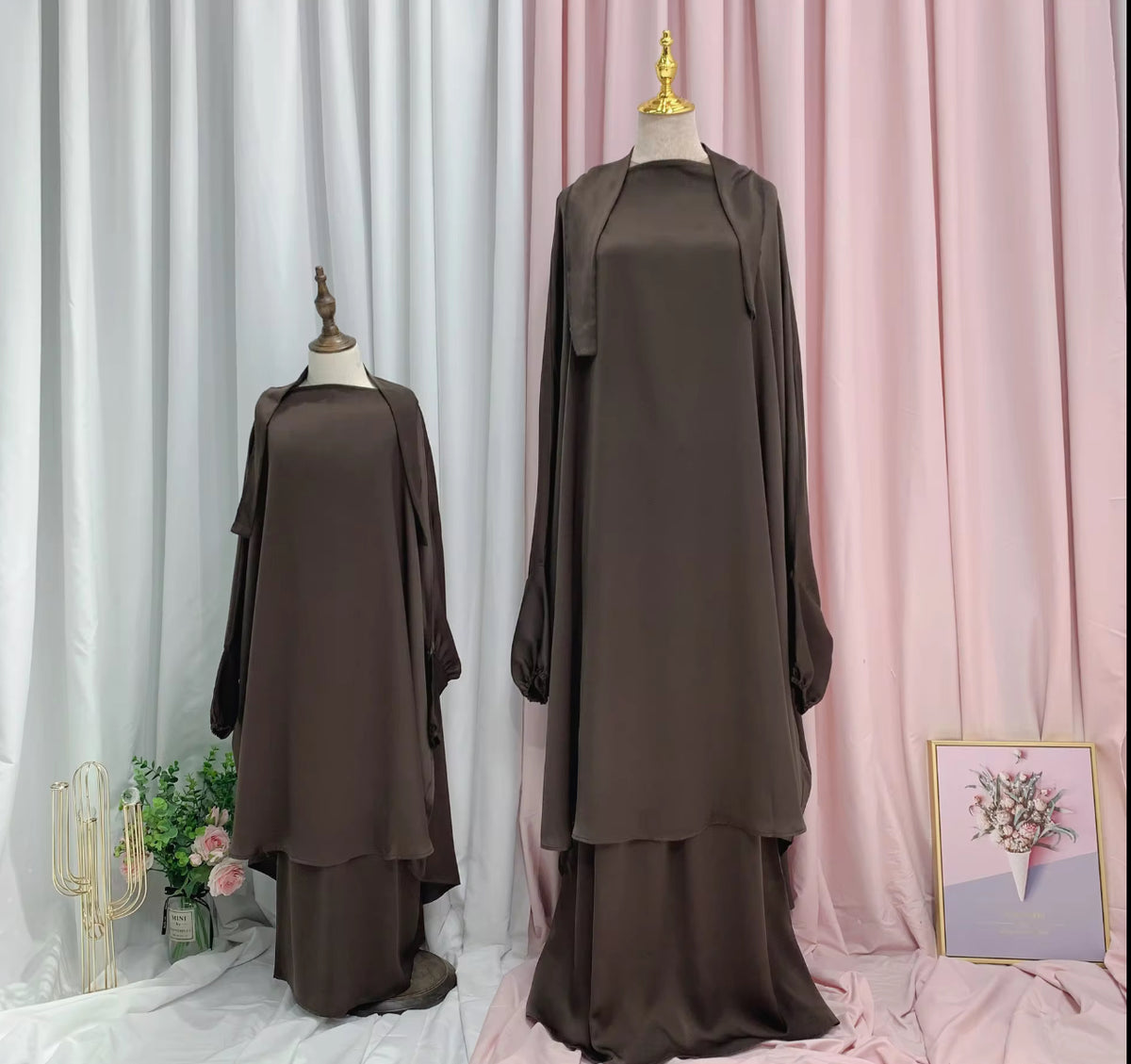 Jilbeb 2 pièces satin