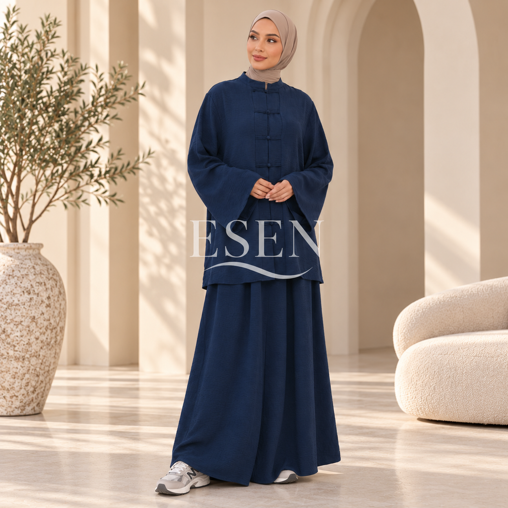Ensemble jupe boutons