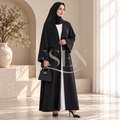 Ensemble abaya avec hijab assorti