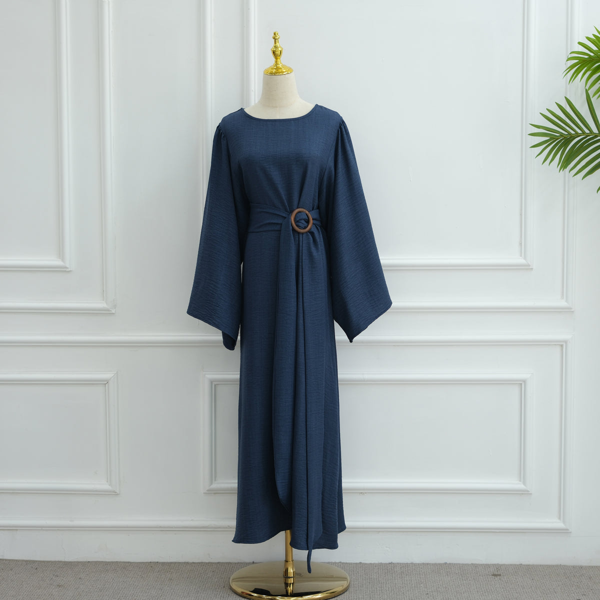 Abaya à ceinture