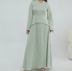 Robe satinée