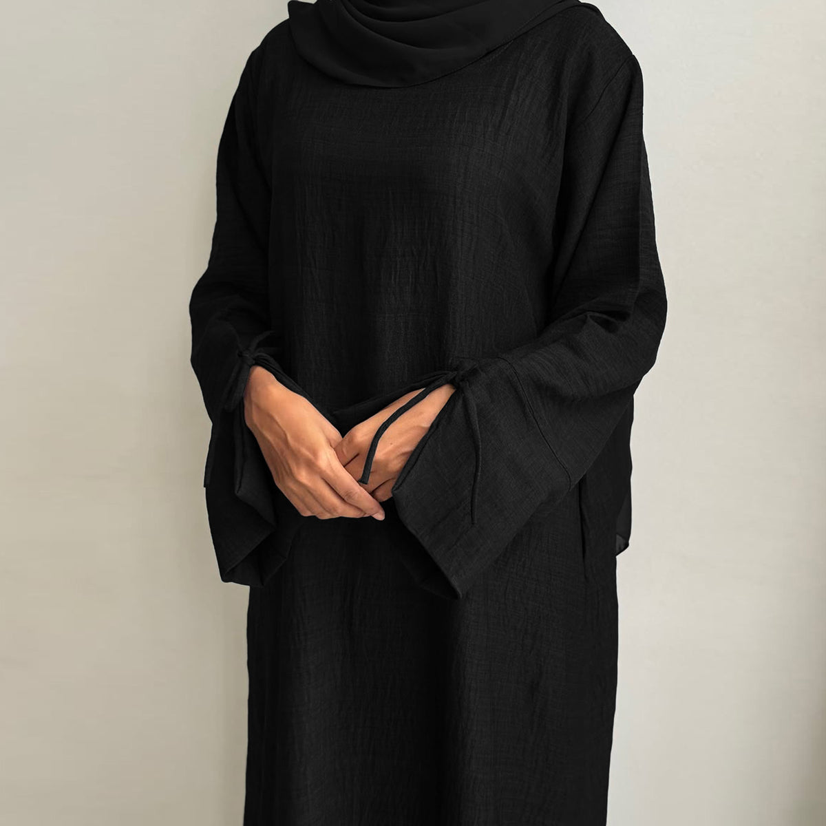 Abaya fentes bras