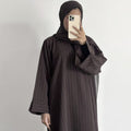 Striped Abaya