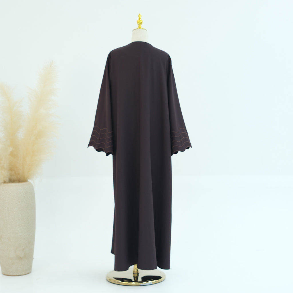 Ensemble abaya avec hijab assorti