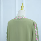 Kimono broderie flower