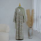 Ensemble abaya et hijab Flowers