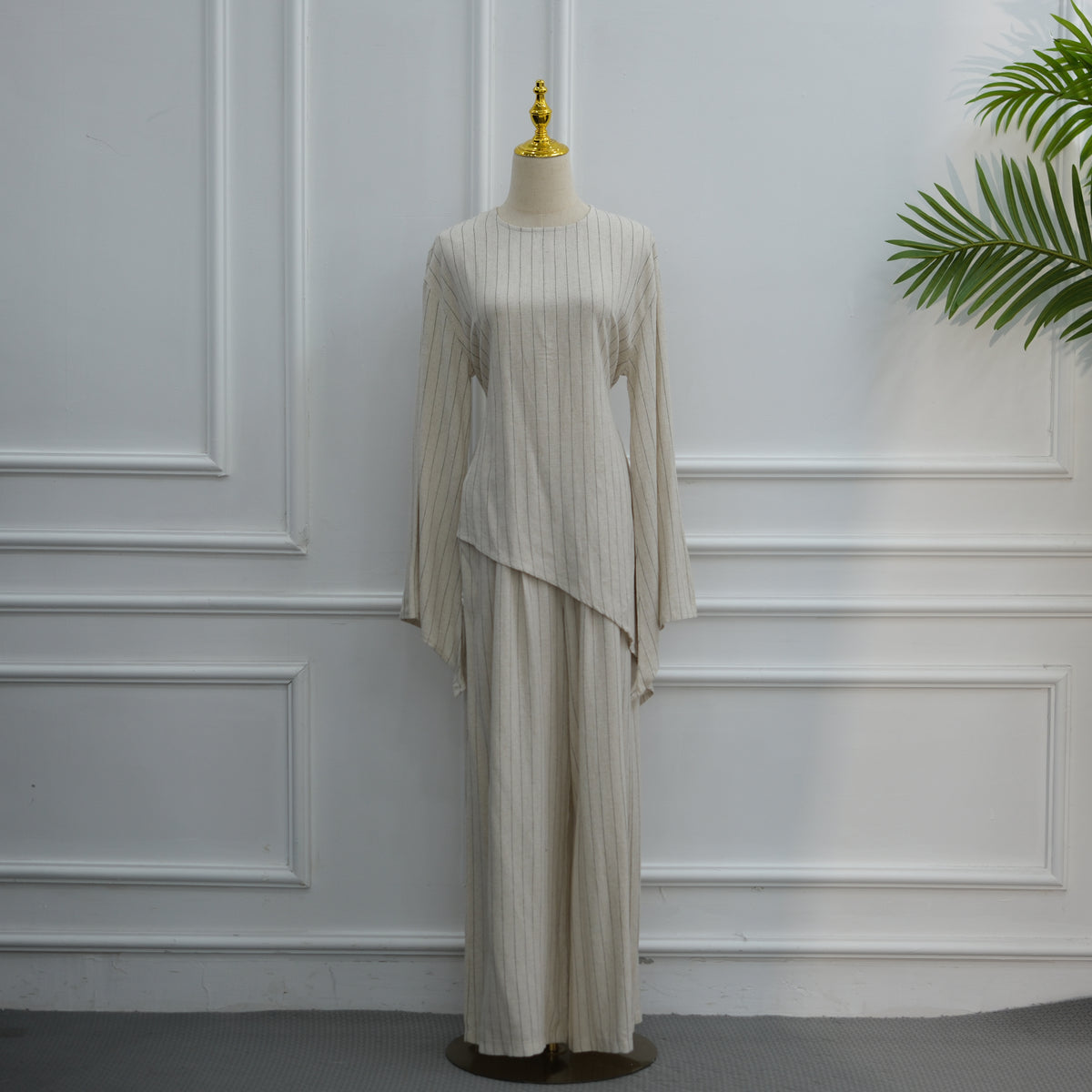 Ensemble pantalon rayé