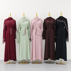 Ensemble abaya et hijab flower