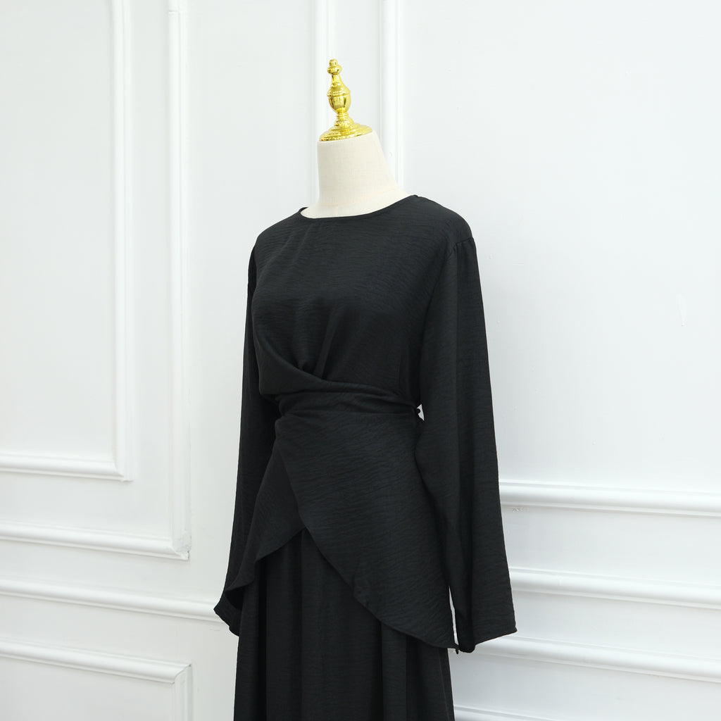 Ensemble jupe drapé