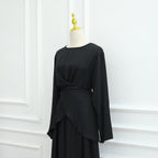 Ensemble jupe drapé