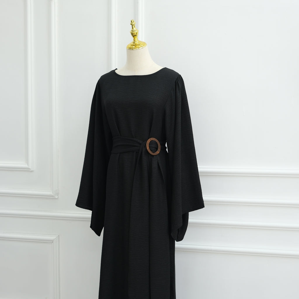 Abaya with belt