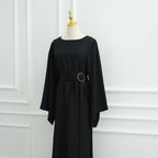 Abaya with belt