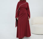 Abaya Cape amovible Perlée