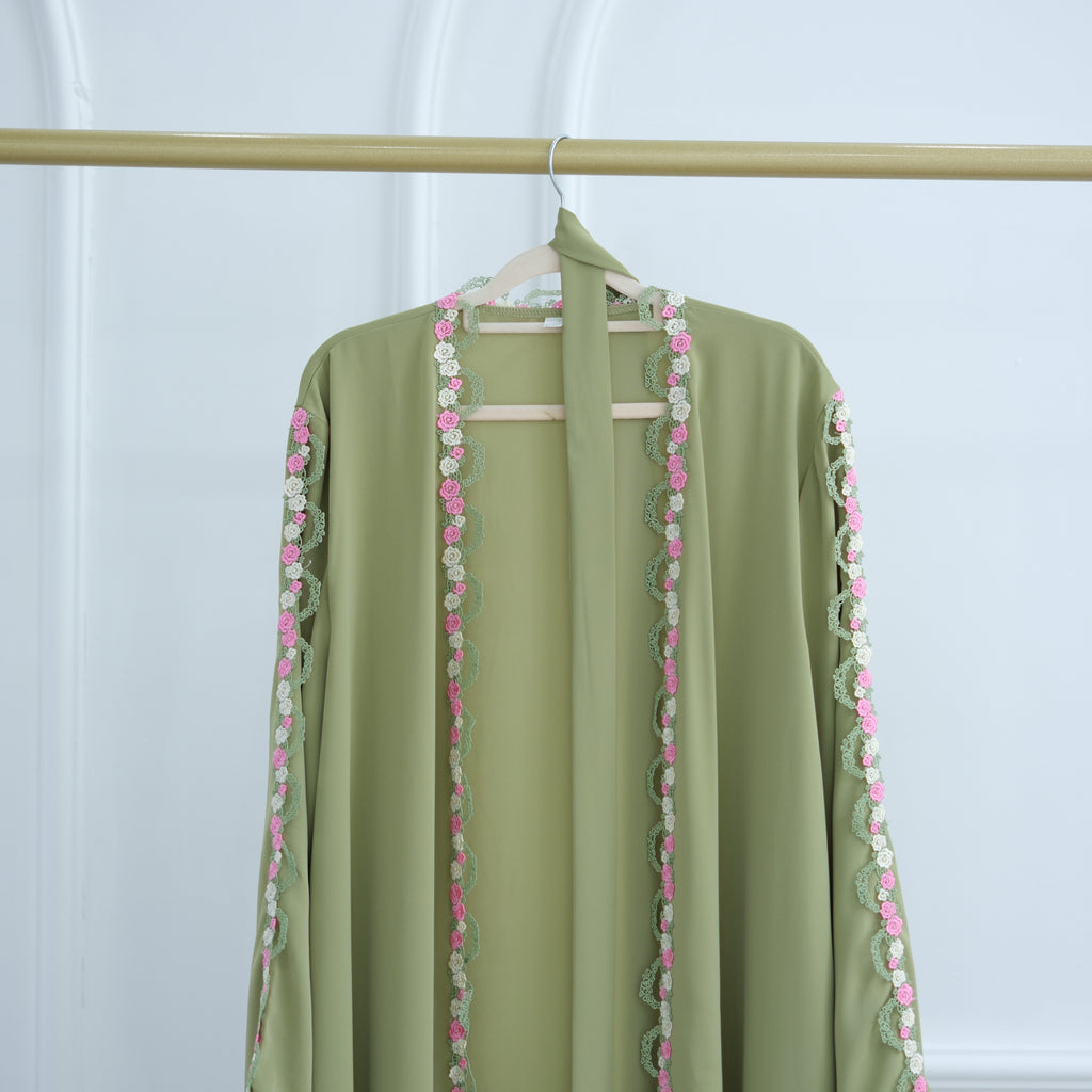 Kimono broderie flower