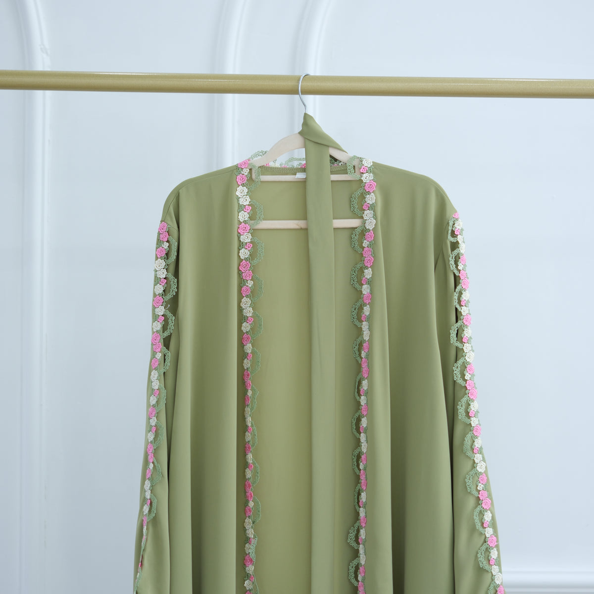 Kimono broderie flower