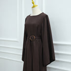 Abaya with belt