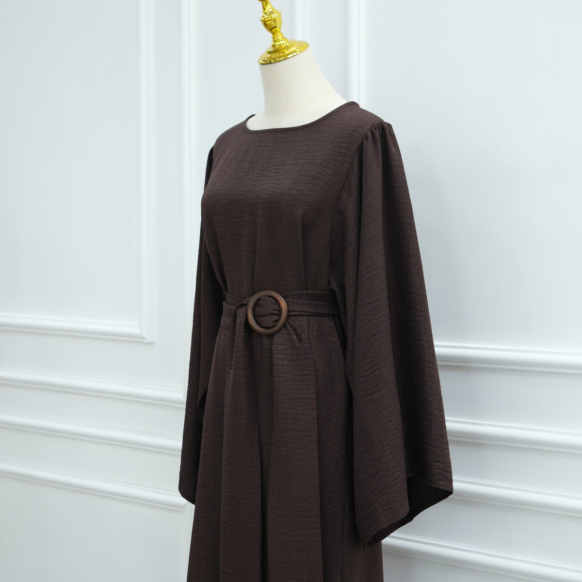 Abaya à ceinture