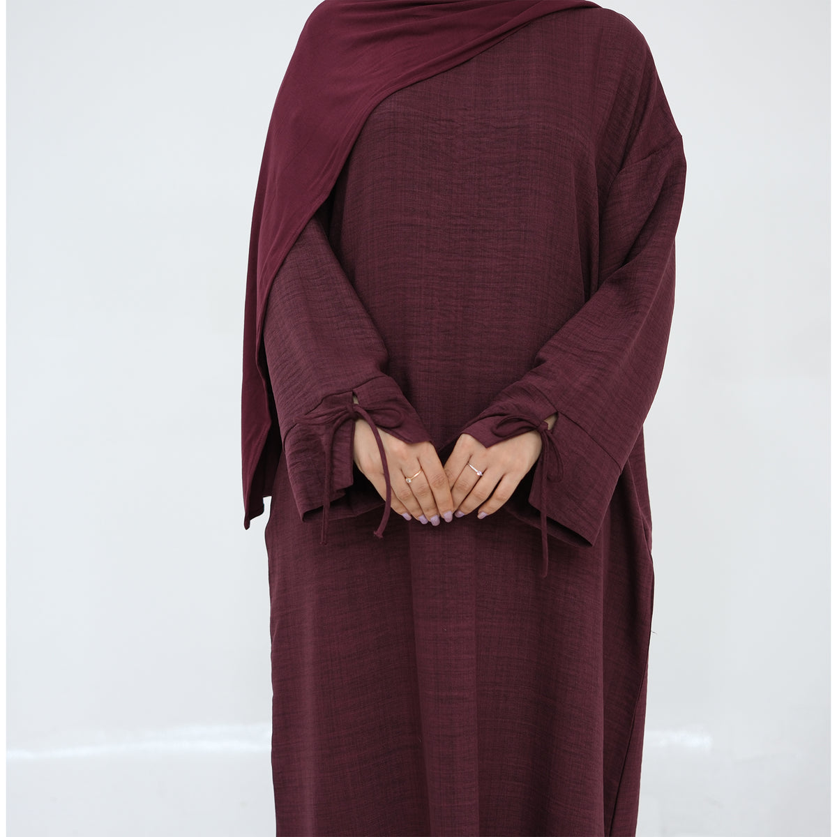 Abaya fentes bras