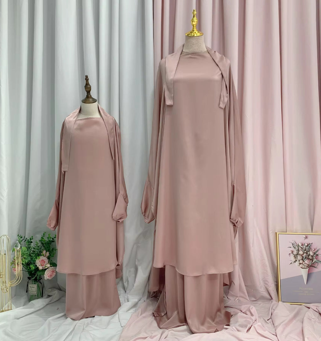 Jilbeb 2 pièces satin