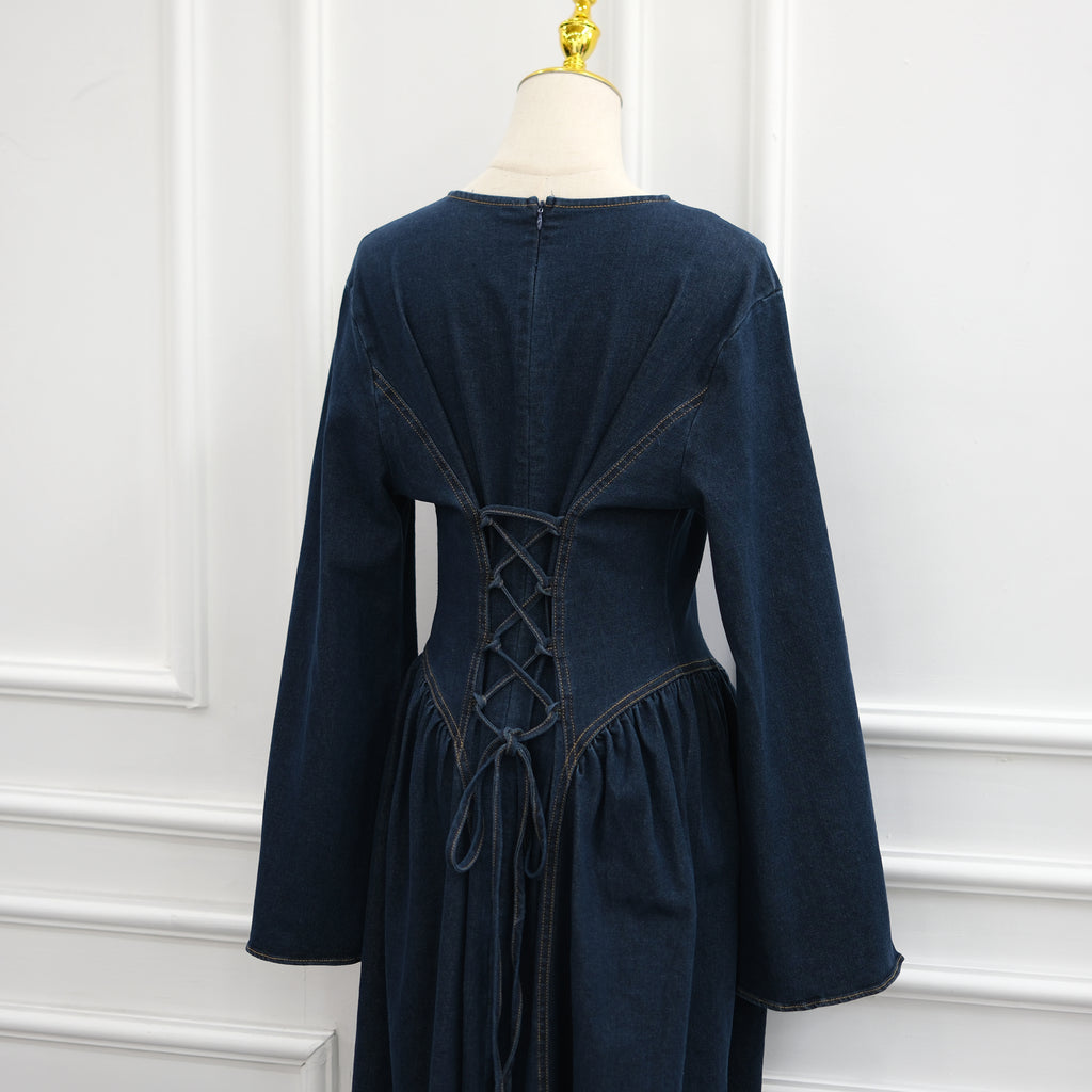 Denim abaya