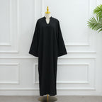 Abaya longue à col V
