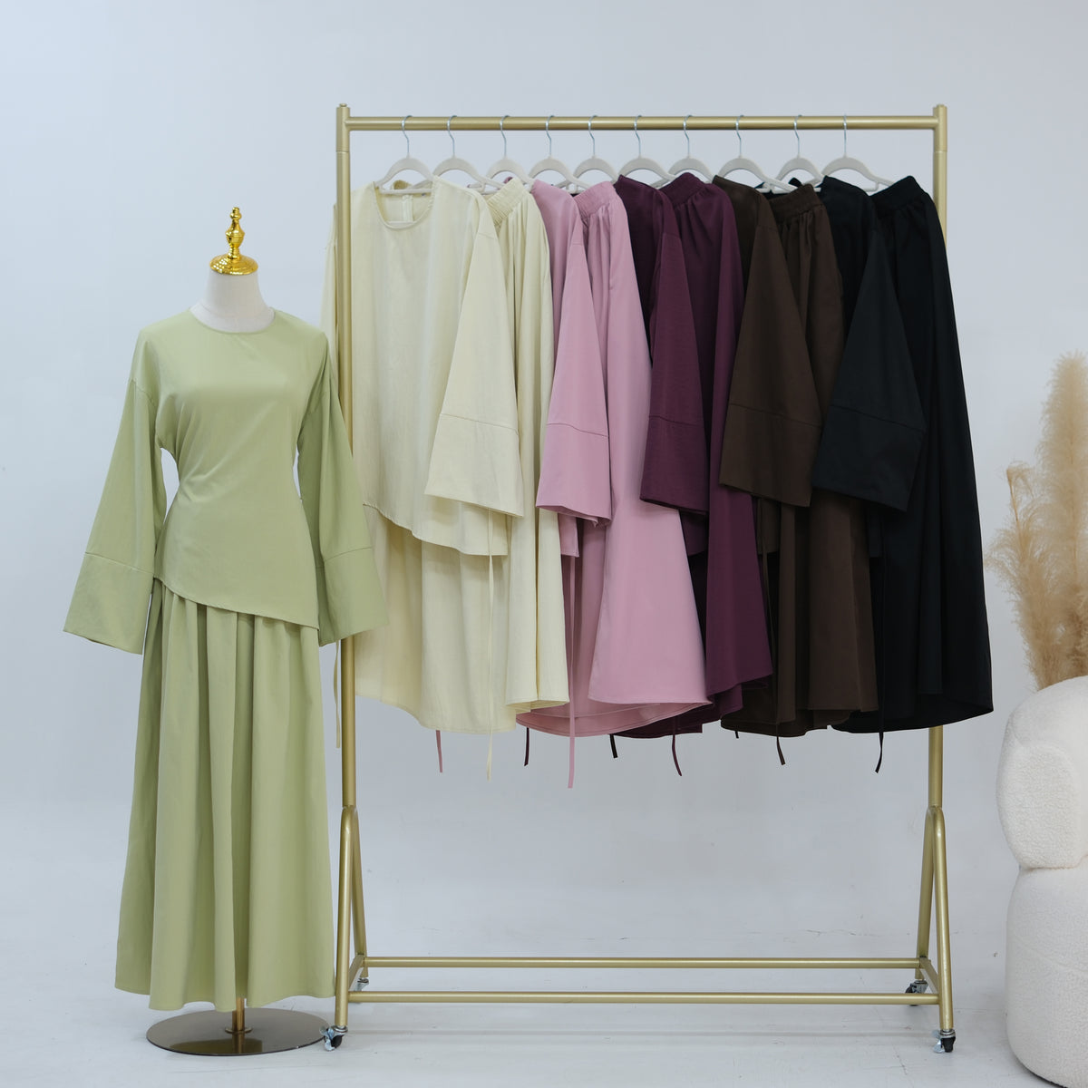 Ensemble jupe asymétrique