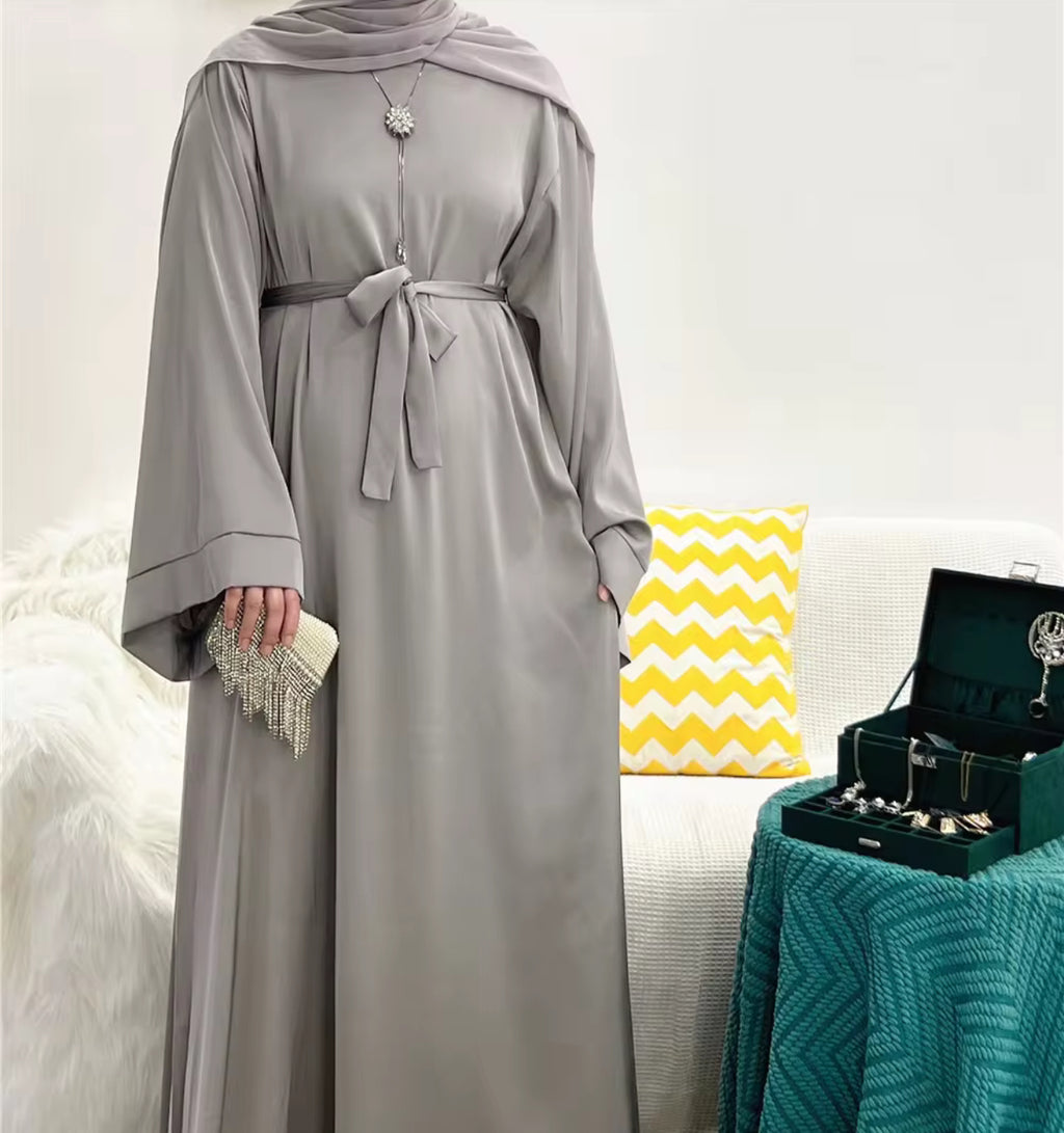 Abaya satinée