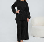 Ensemble pantalon boutonné