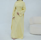 Abaya Cape amovible Perlée