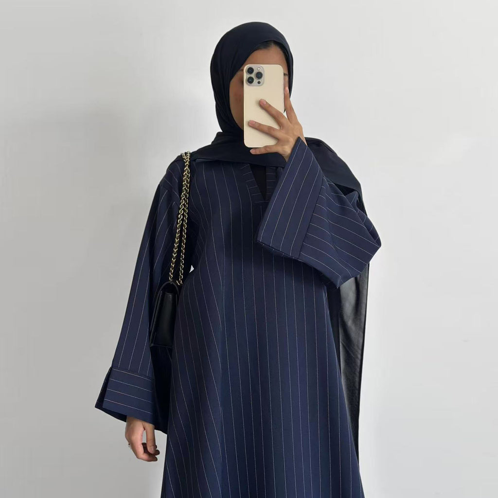 Striped Abaya