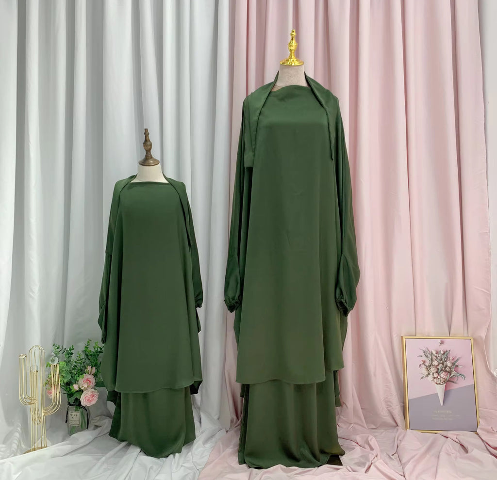 Jilbeb 2 pièces satin