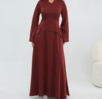 Robe satinée
