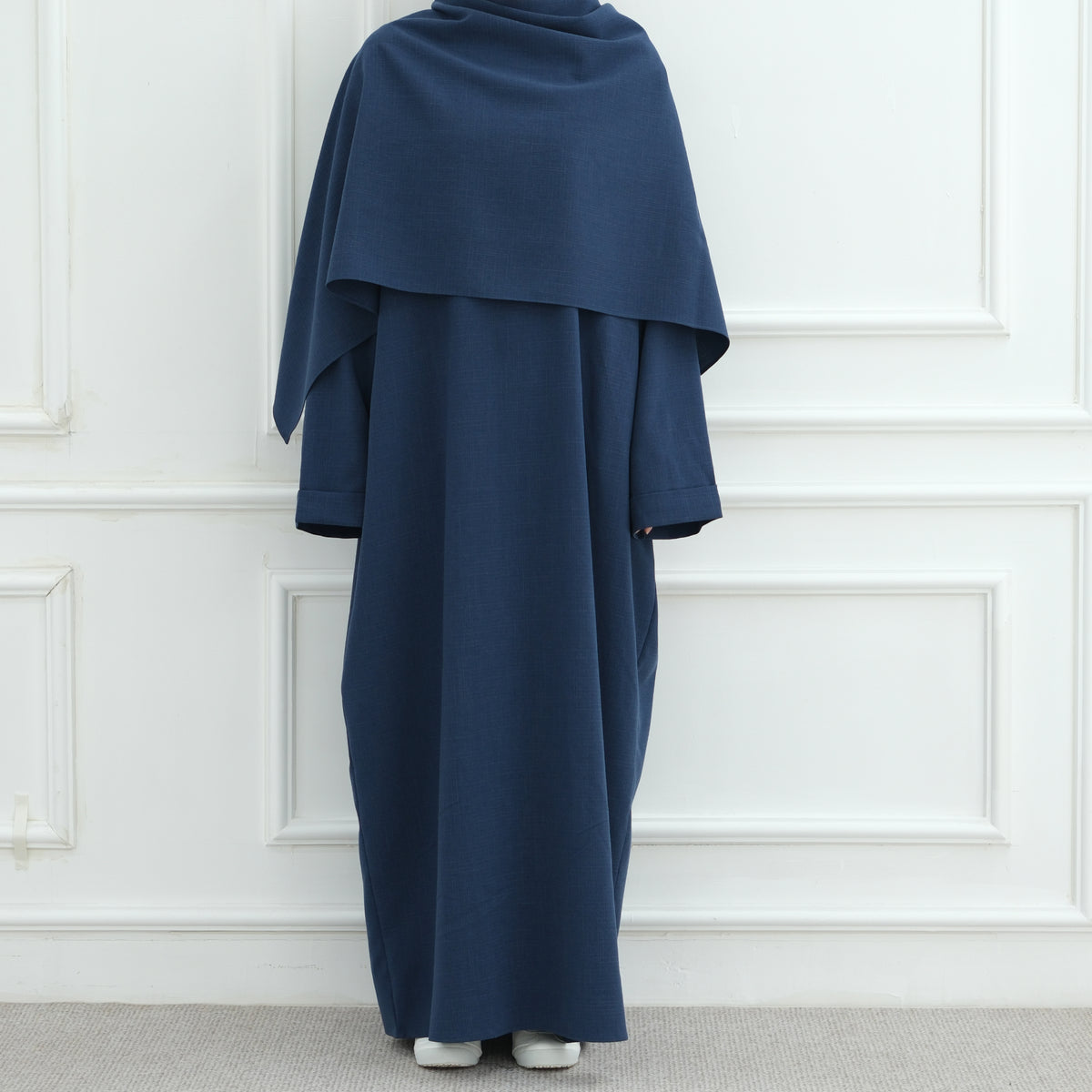 Abaya à cape amovible