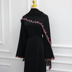 Ensemble abaya et hijab flower