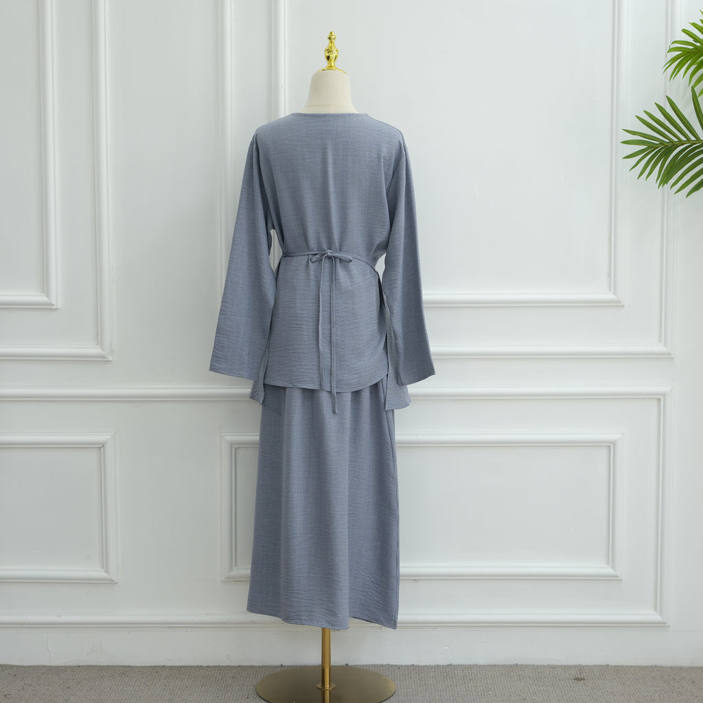 Ensemble jupe drapé