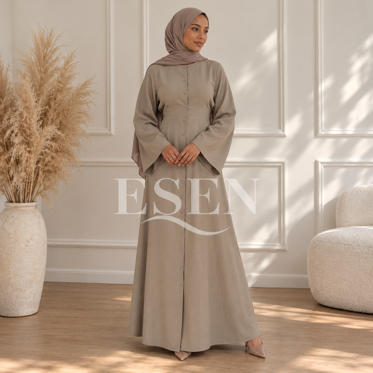 Robe boutonnée