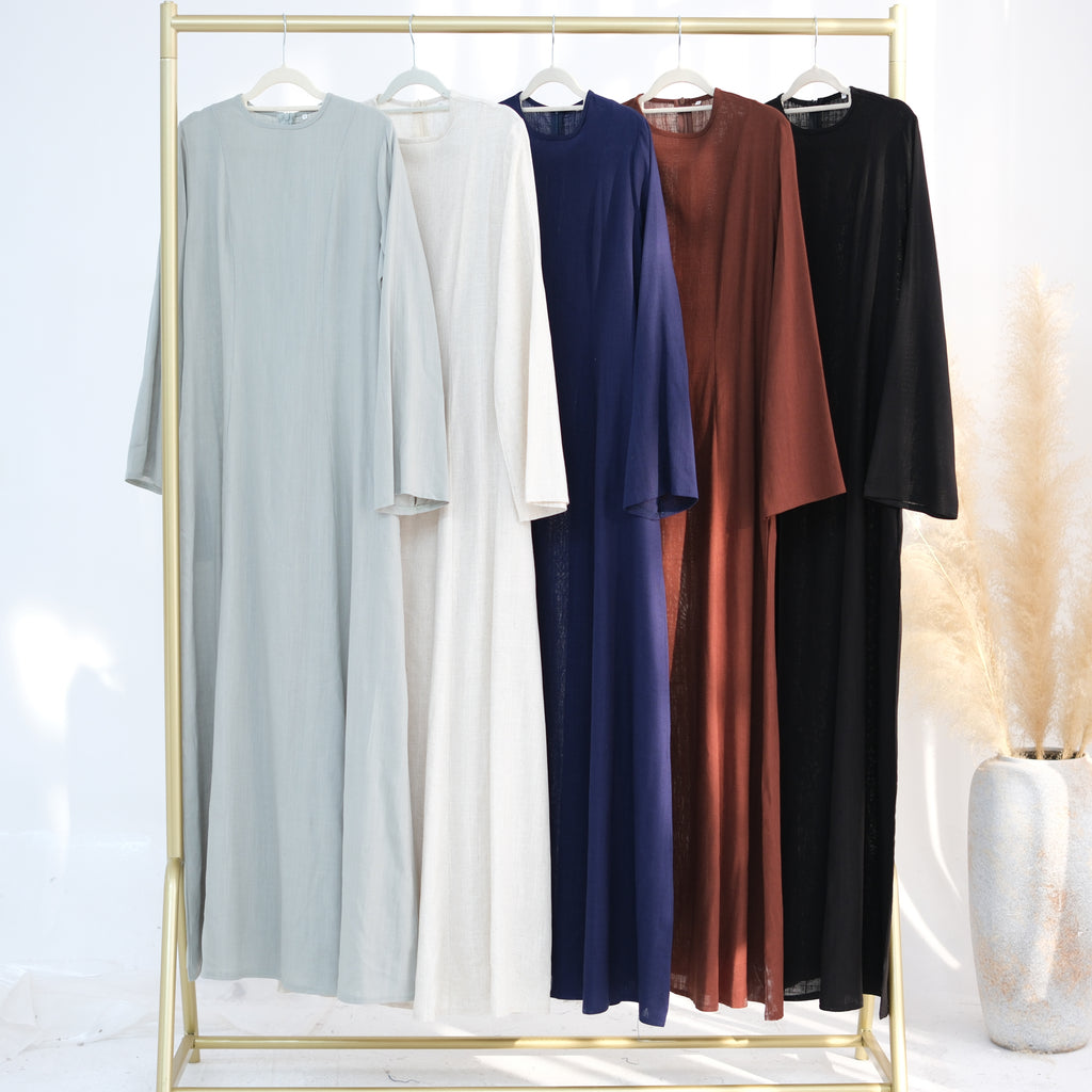 Robe évasée à lacets ajustables