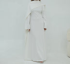 Abaya Cape amovible Perlée