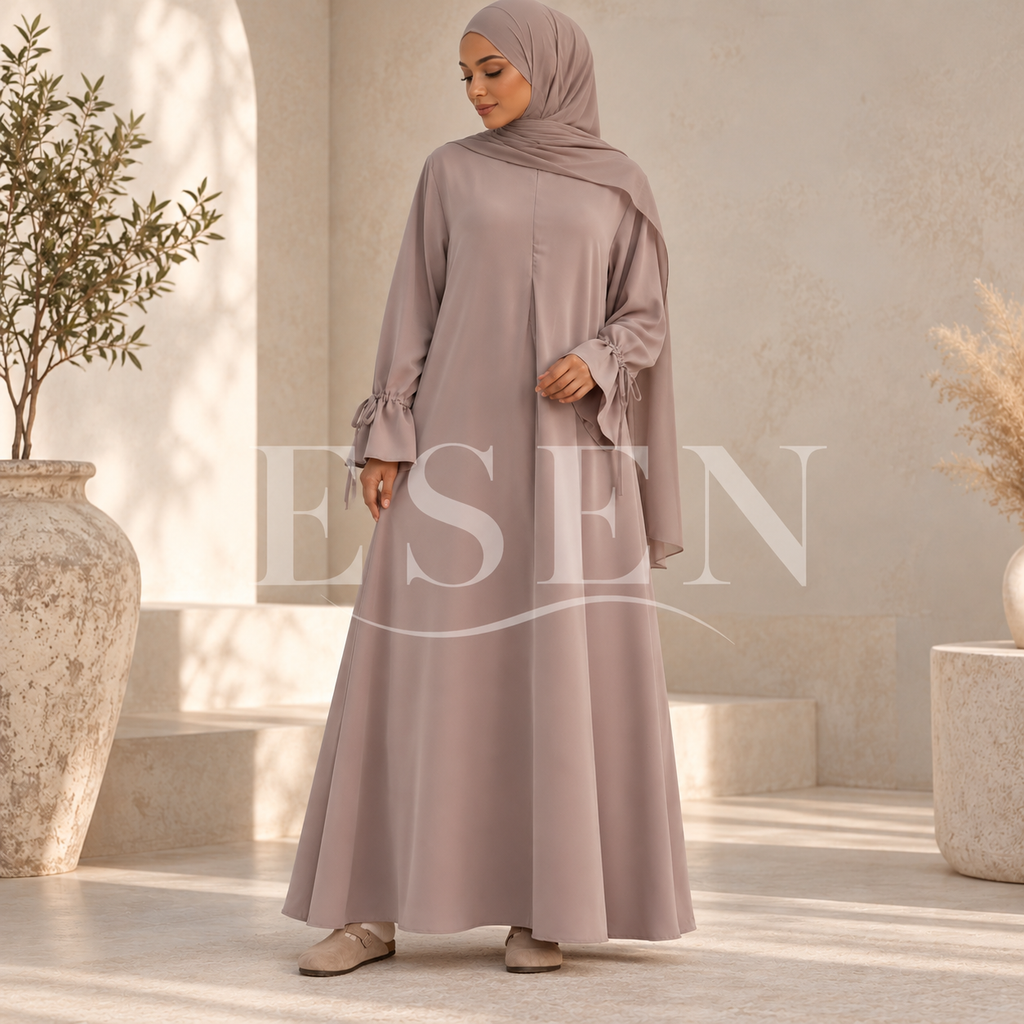 Abaya détails noeuds