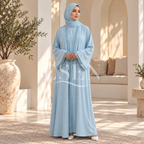 Ensemble abaya brodée