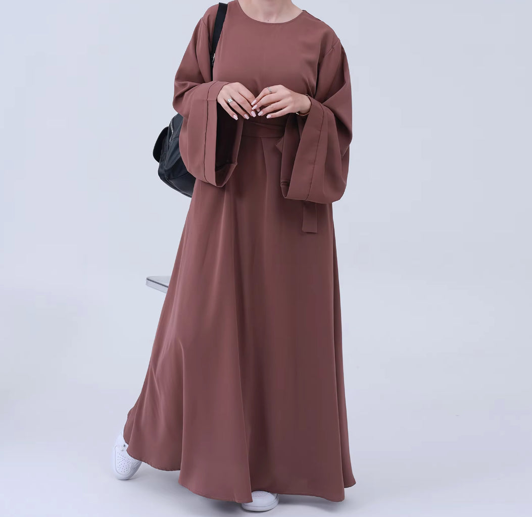 Abaya manches évasées
